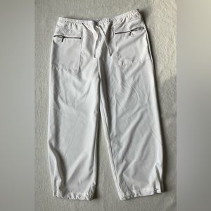 Zenergy by Chicos Womens Breathable Neema Crop Pants White Chicos 1.5